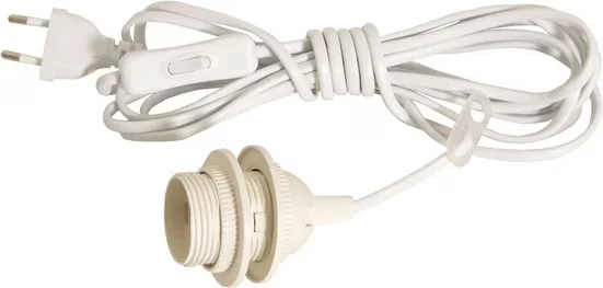 BRUBAKER Beleuchtung für Weihnachtssterne – E27 Fassung mit 4 m Stromkabel