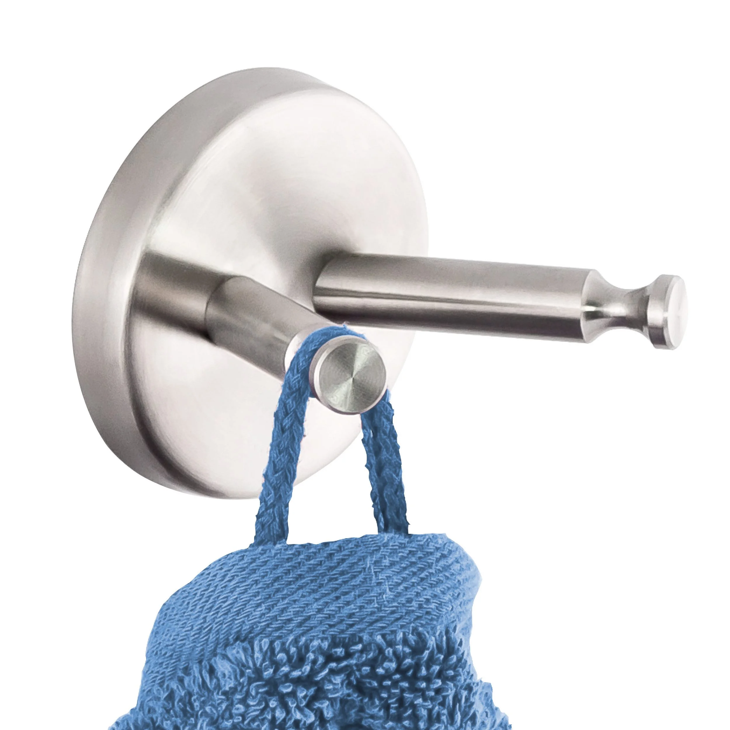 Handtuchhaken PIAZZA – 2in1 Wandhaken aus Edelstahl, matt