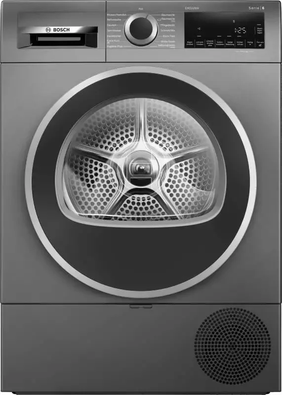BOSCH Wärmepumpentrockner WQG233DR90 8 kg Grau energieeffizient leise