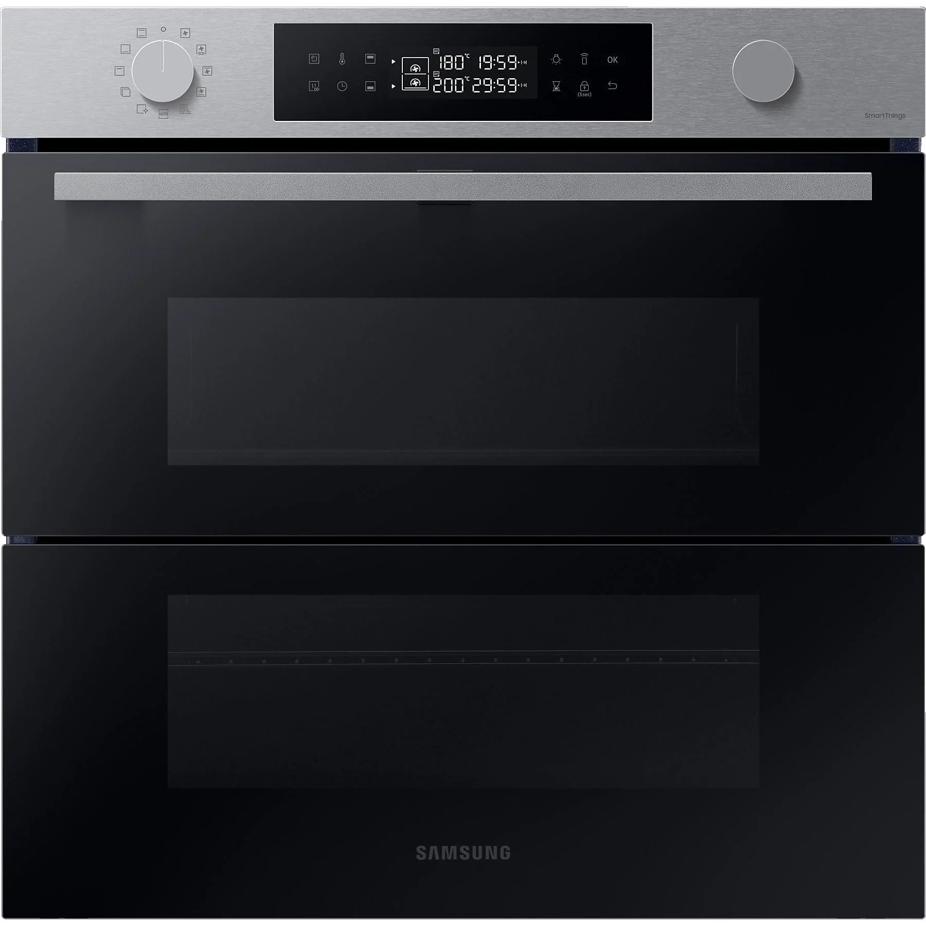 Samsung Dual Cook Flex Einbaubackofen NV7B4550VAS U1 76 l Serie 4