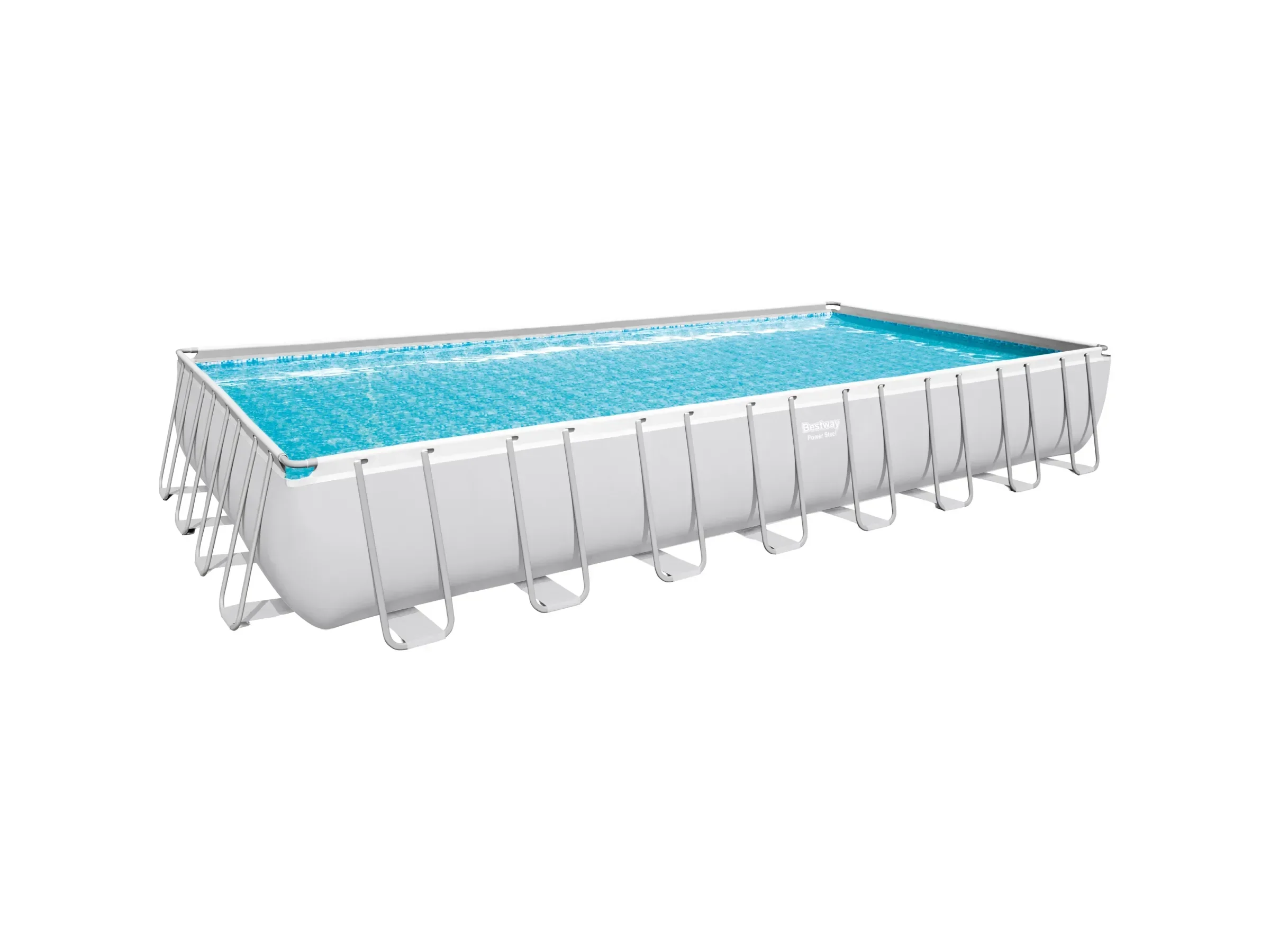 Bestway Power Steel Stahlrahmenpool Set Gartenpool 956 x 488 x 132 cm