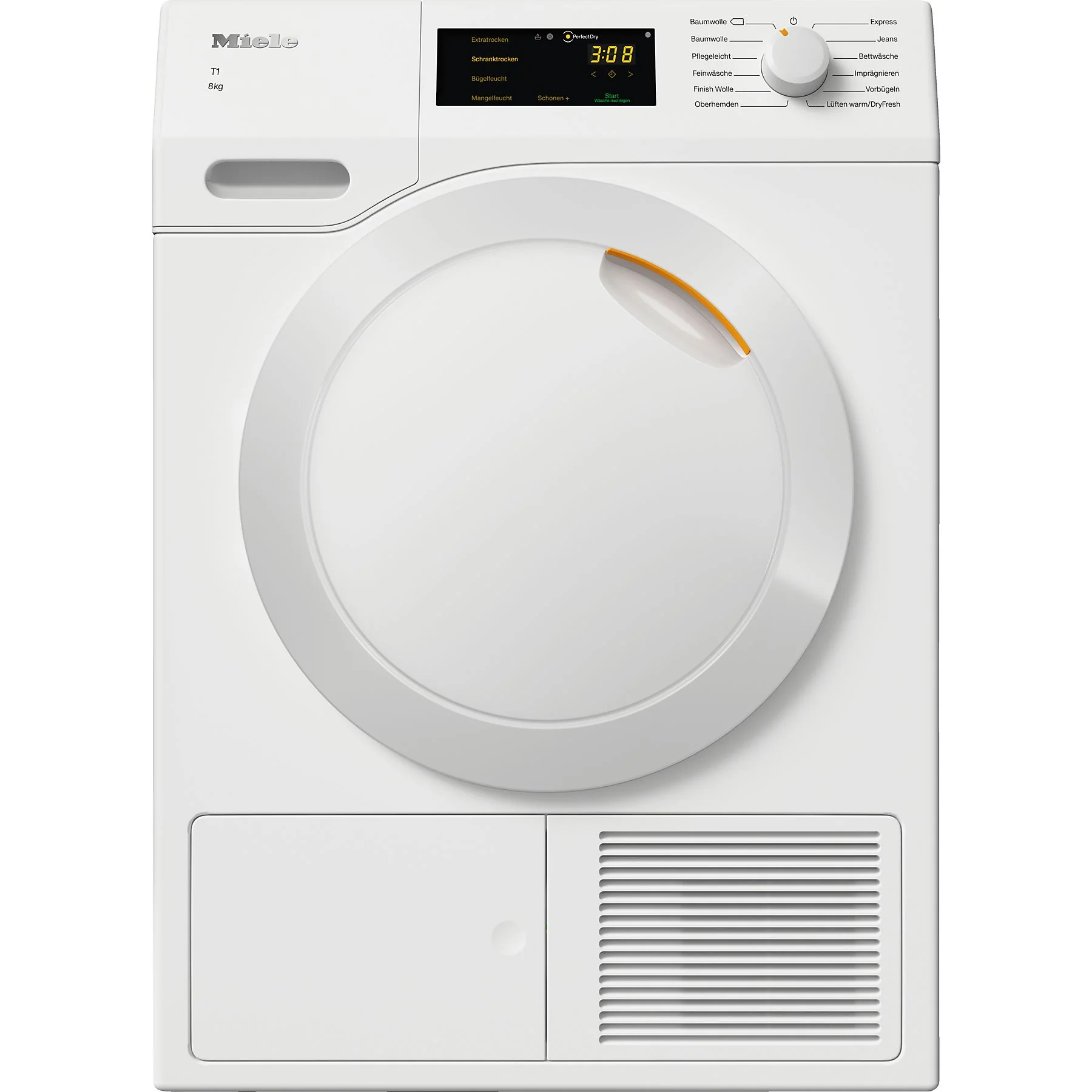 MIELE TCC230W T1 Chrome Edition Wärmepumpentrockner 8 kg Lotosweiß