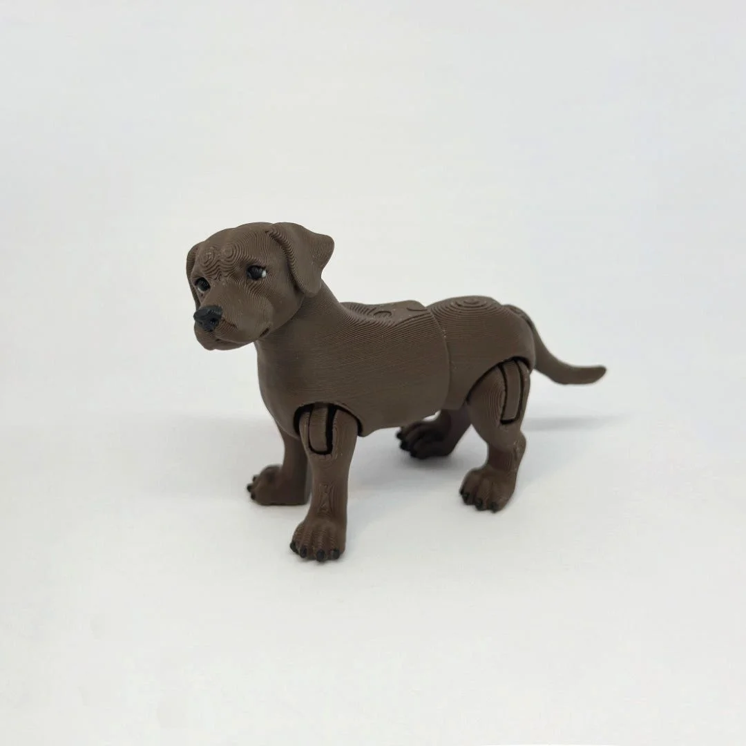 Dekofigur Labrador – bewegliche Hundefigur für Zuhause & Büro
