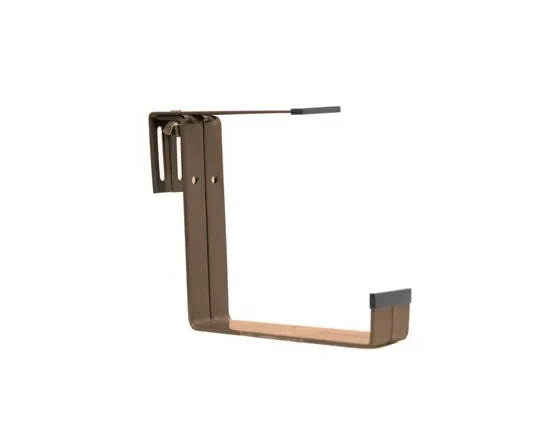 TrendLine Blumenkastenhalter – Braun, 1-fach verstellbar (2 Stück)