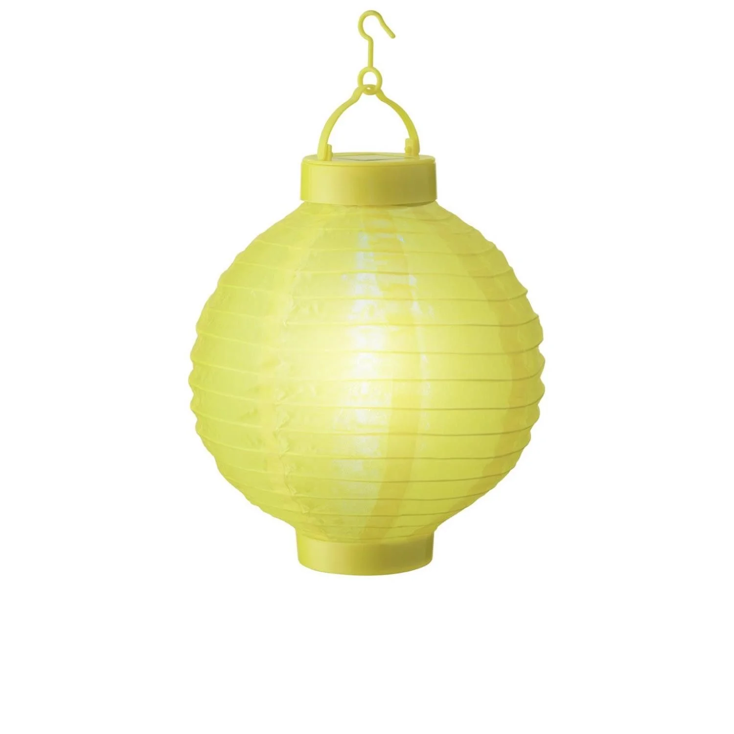 LED Solar Lampion – Gelb, 20 cm – Garten-, Balkon- & Terrassenbeleuchtung