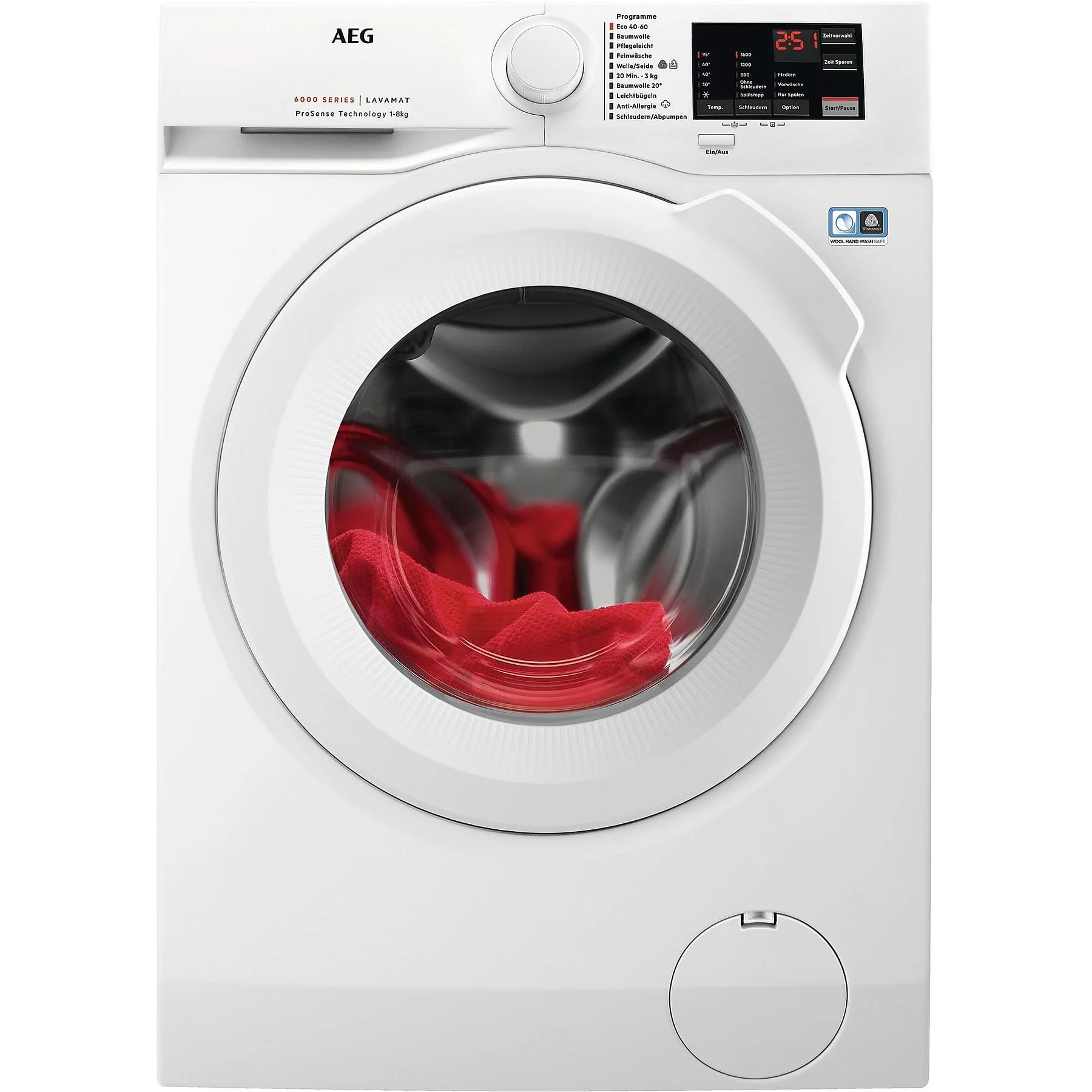 AEG L6FBA51680 Mengenautomatik Waschmaschine 8 kg 1551 U Min A