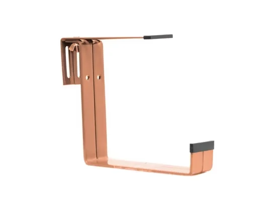 TrendLine Blumenkastenhalter – Terracotta, 1-fach verstellbar (2 Stück)