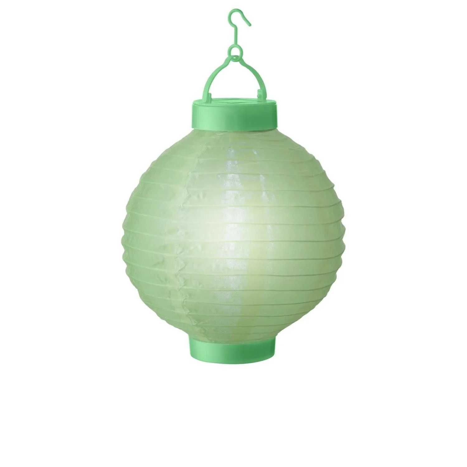 LED Solar Lampion – Grün, 20 cm – Party-, Balkon- & Gartenlaterne